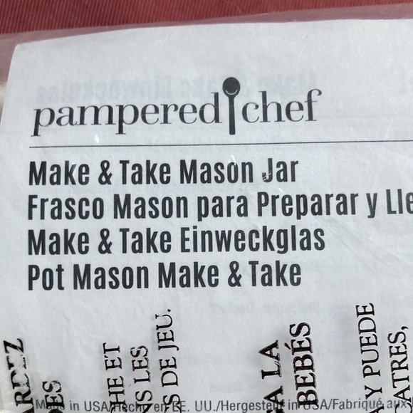 Pampered Chef Make & Take Mason Jar and Utensils - Picture 2 of 4